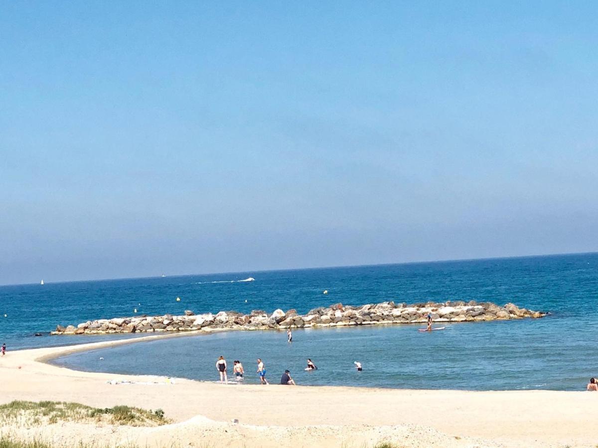 Barcaresa-Charmant T 2 Vue Mer Pied Dans L'Eau Le Barcares Exterior photo